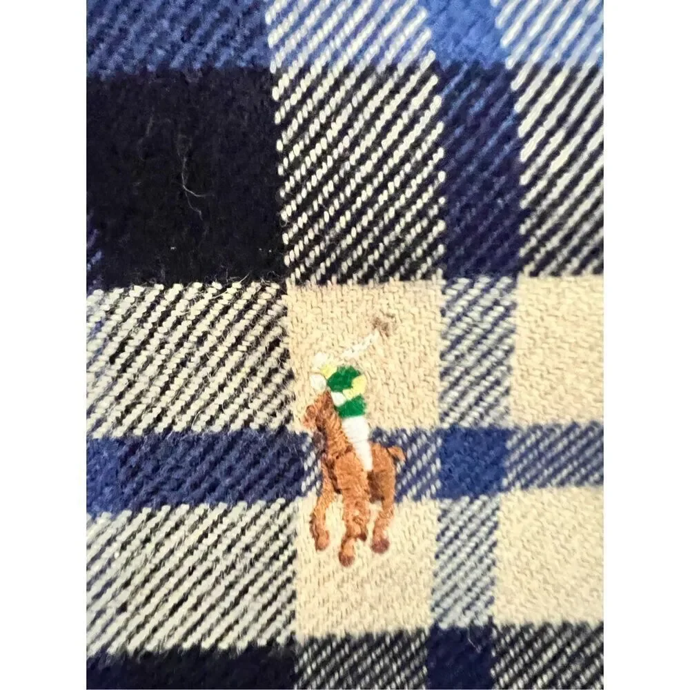 Ralph Lauren kids classic flannel Shirt size M